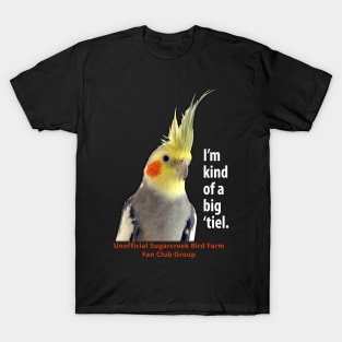 Big Tiel-white type T-Shirt